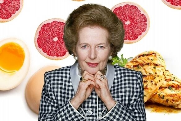 Margaret Thatcher and diet food