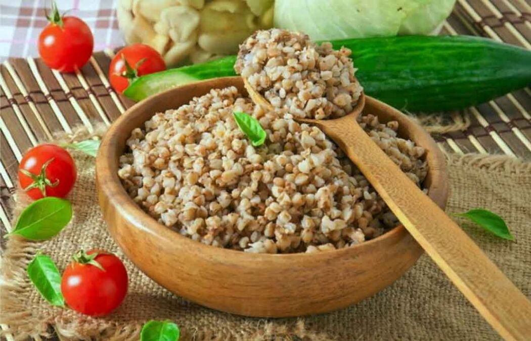 Buckwheat oat porridge
