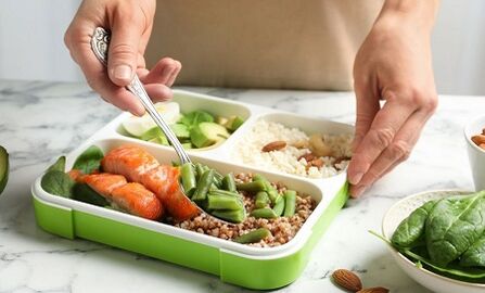 Nutritional correction to lose weight in the abdomen and sides